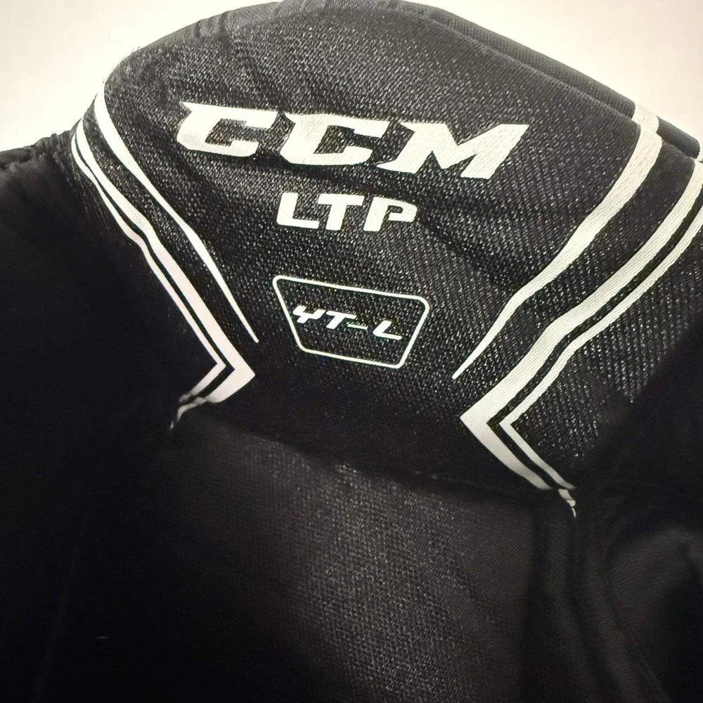 CCM LTP Youth Large Ice Hockey Pants Black Padded Shorts YT-L Protective Gear